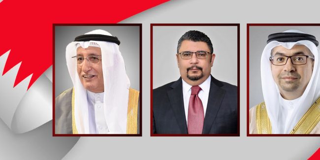 وزير شؤون الكهرباء والماء ومستشار شؤون الإعلام بديوان ولي العهد يهنئان الشايجي برئاسة "الصحفيين"